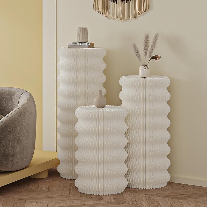 ディスプレイスタンド直径40cm高さ58㎝展示台 陳列台組立不要展示会イベント