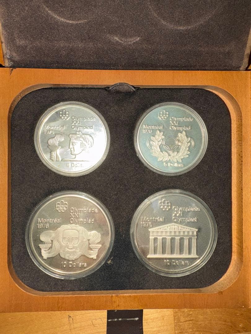 モントリオールオリンピック　記念銀貨 全28枚 7シリーズ完品