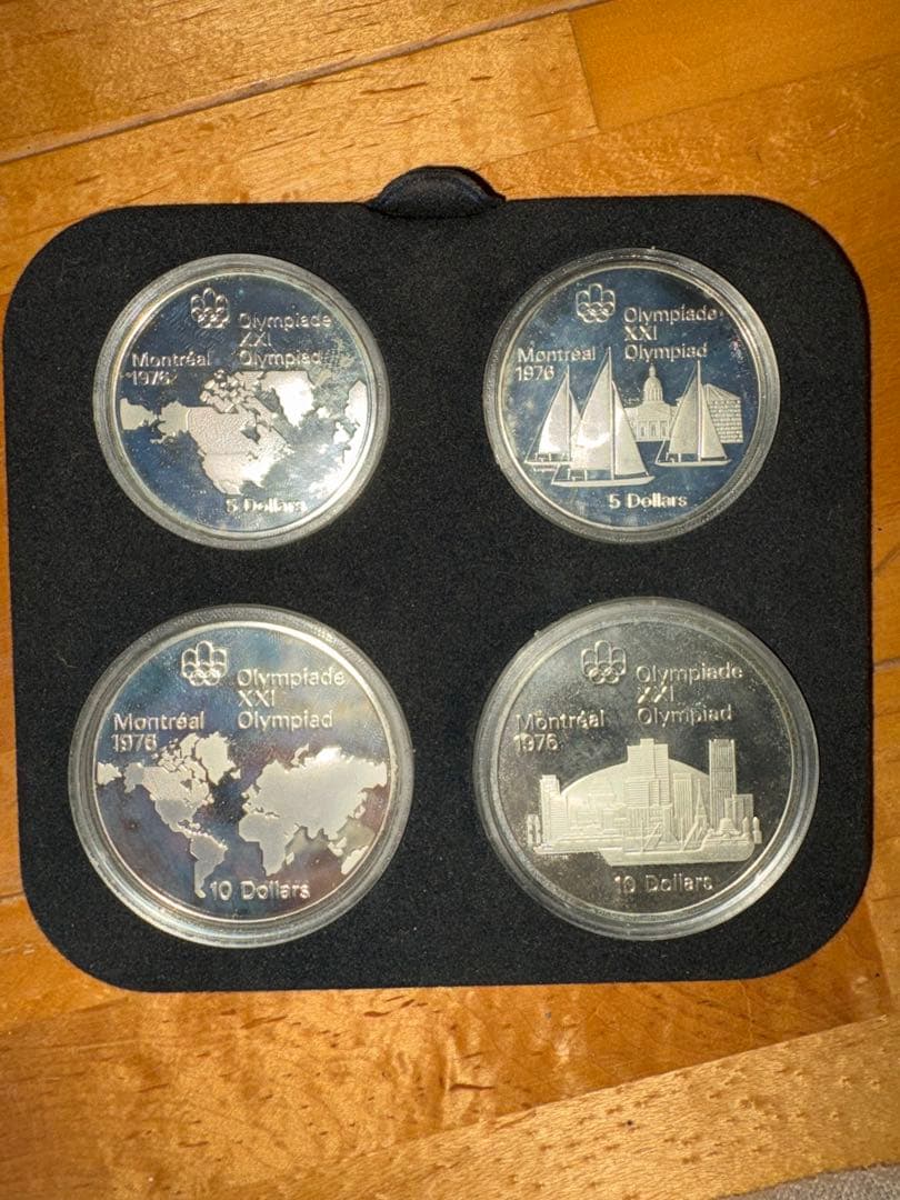 モントリオールオリンピック　記念銀貨 全28枚 7シリーズ完品