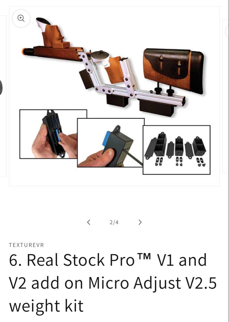  Quest 2 TextureVR ウェイトキット付き　クレー射撃