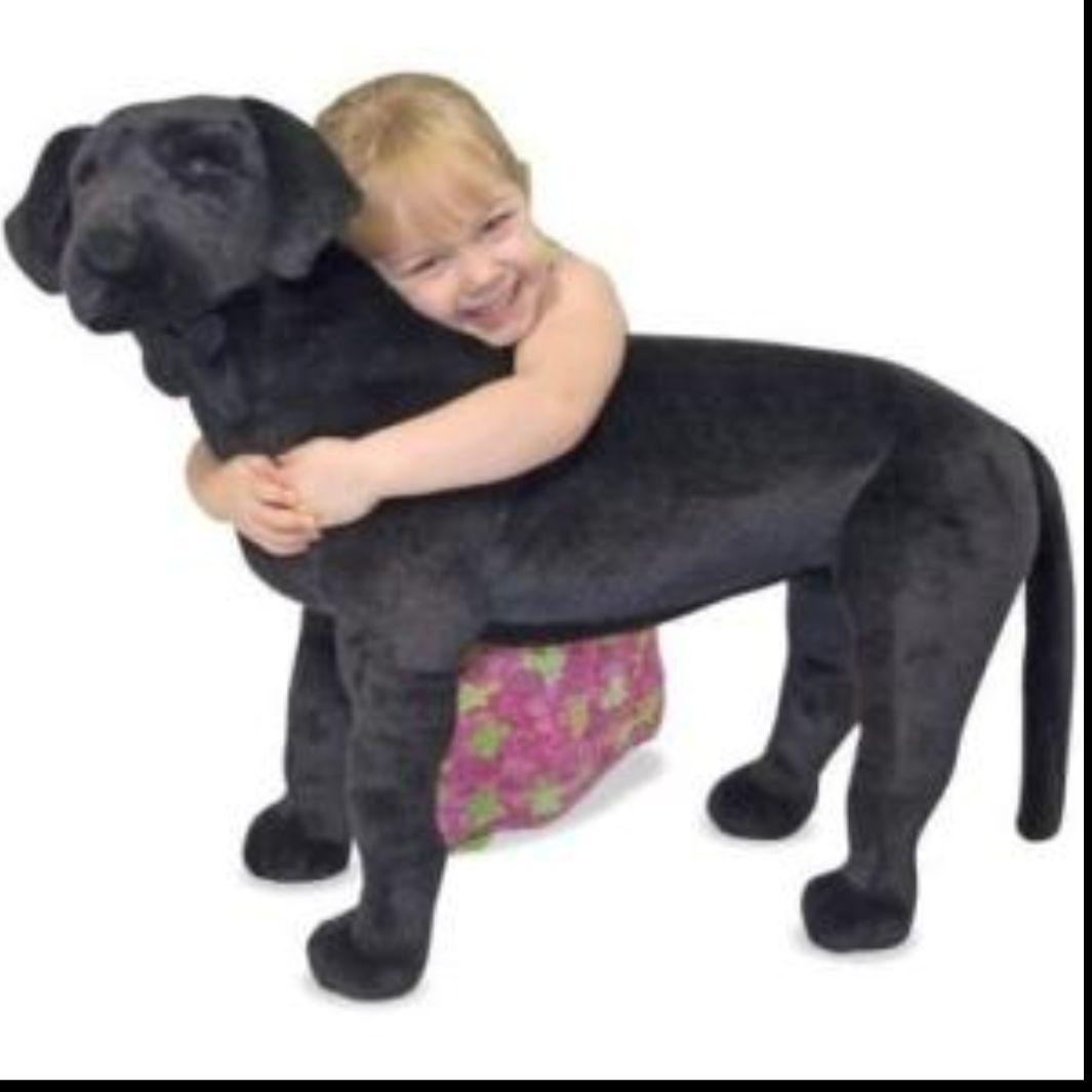 中古！レア商品Melissa & Doug ブラックラブラドールぬいぐるみ