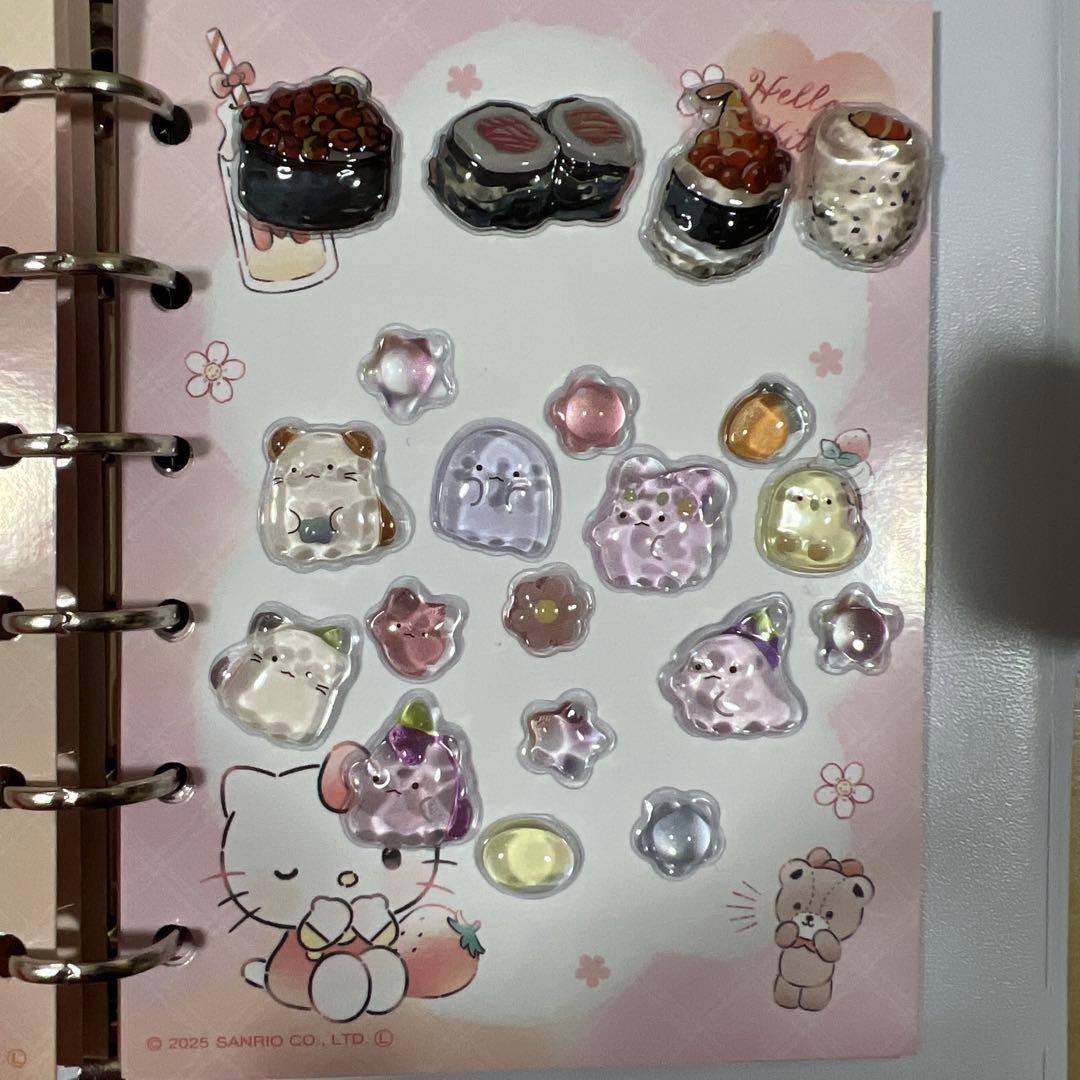 【お買得】ボンボンドロップシール　シール帳　お寿司シール サンリオ　お相撲さん