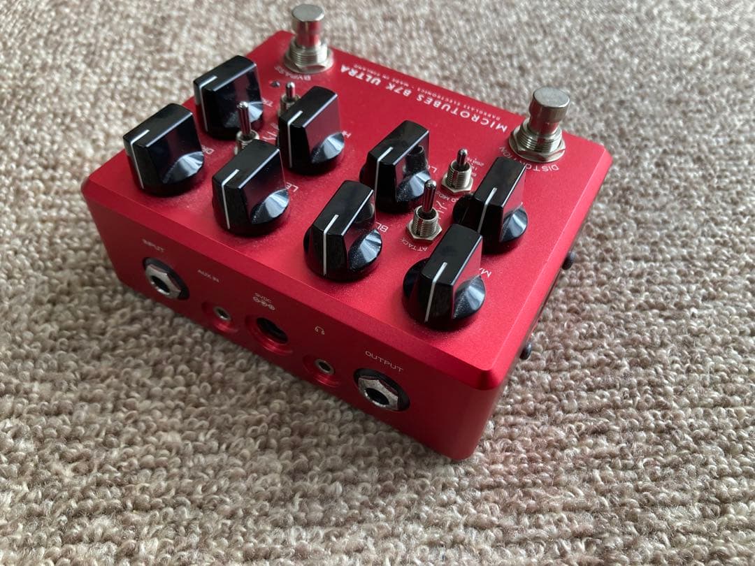 MICROTUBES B7K ULTRA V2 with AUX in レッド