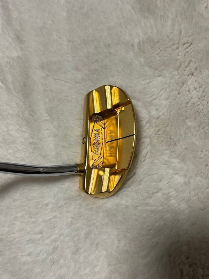 HONMA 金パター ヘッドカバー付き