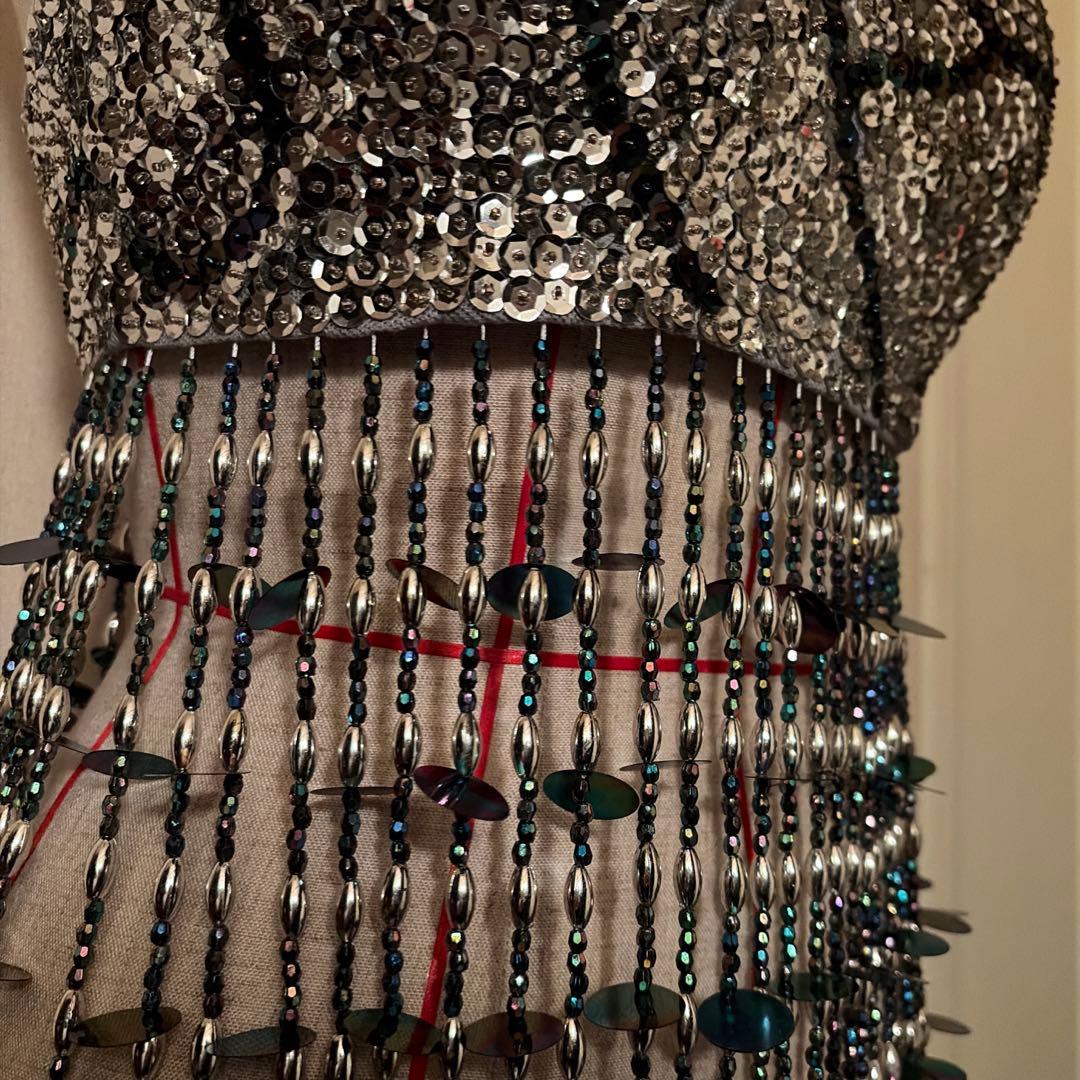 ダンス衣装　飾り付きトップブラ衣装