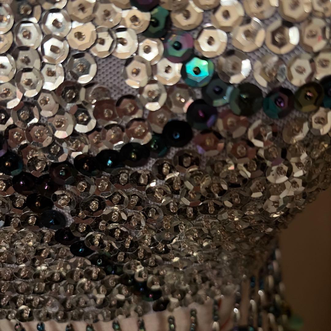 ダンス衣装　飾り付きトップブラ衣装