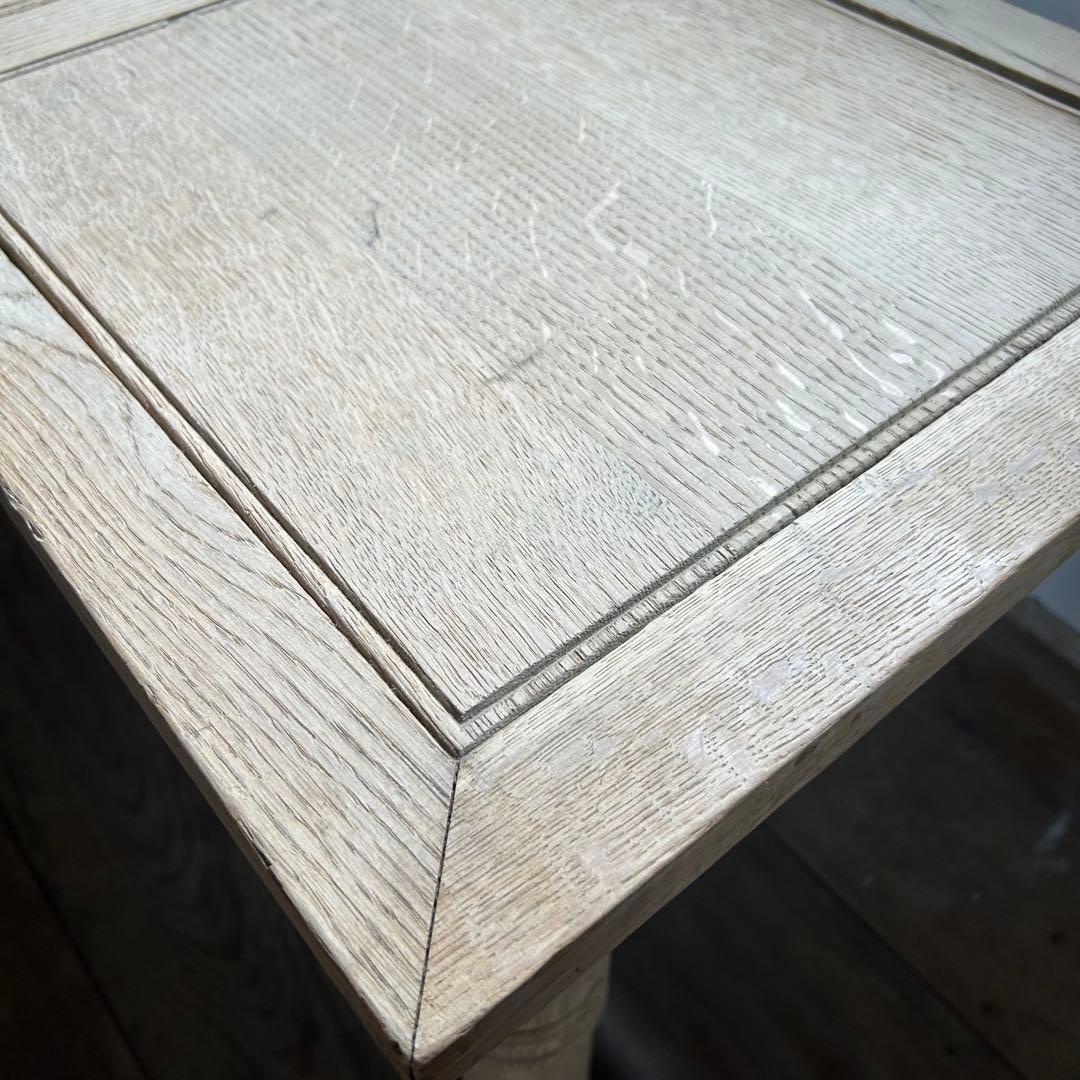 フランスアンティーク オーク剥離 コンソールテーブル 壁付 店舗什器　40-Ｂ