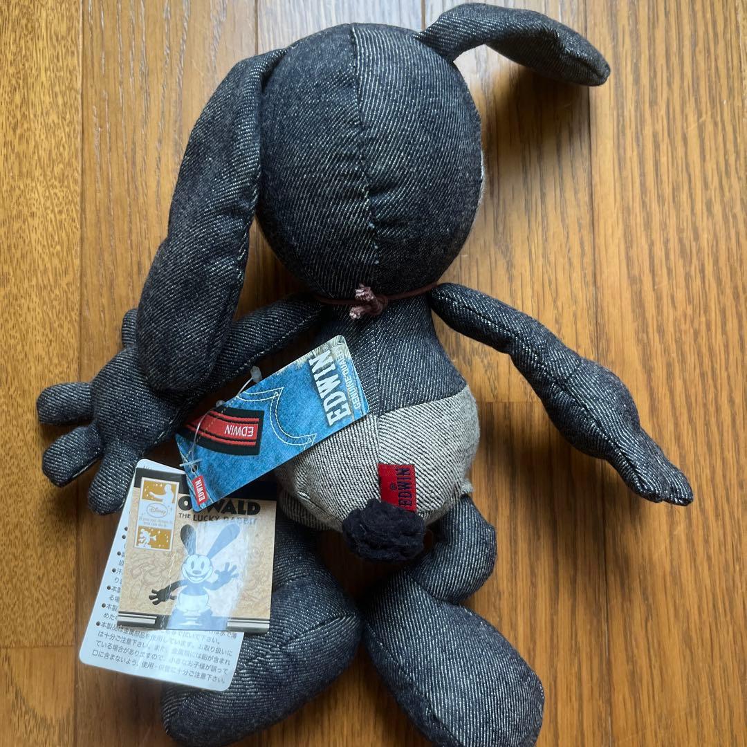 オズワルド　エドウィン　デニムぬいぐるみ　レア　ディズニー