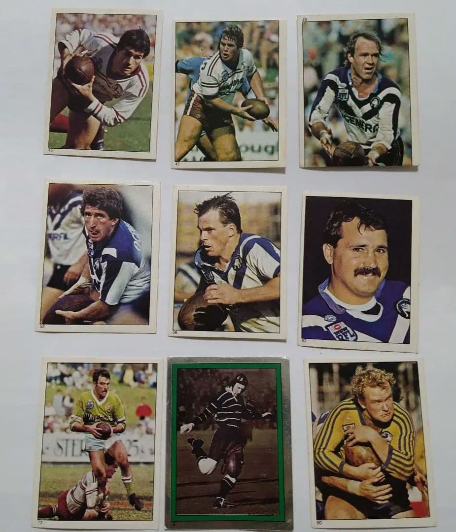その他 SCANLENS 1984 NRL RUGBY LEAGUE STICKERS