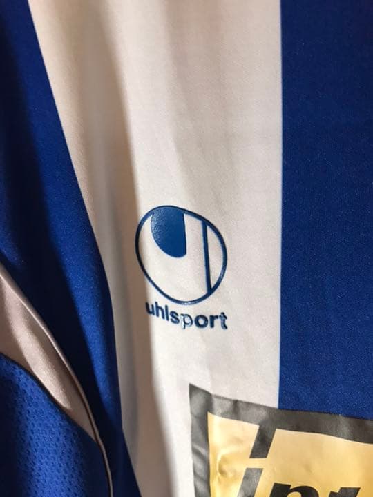 正規品uhlsport RCDエスパニョール「7」中村俊輔 半袖XLユニフォーム