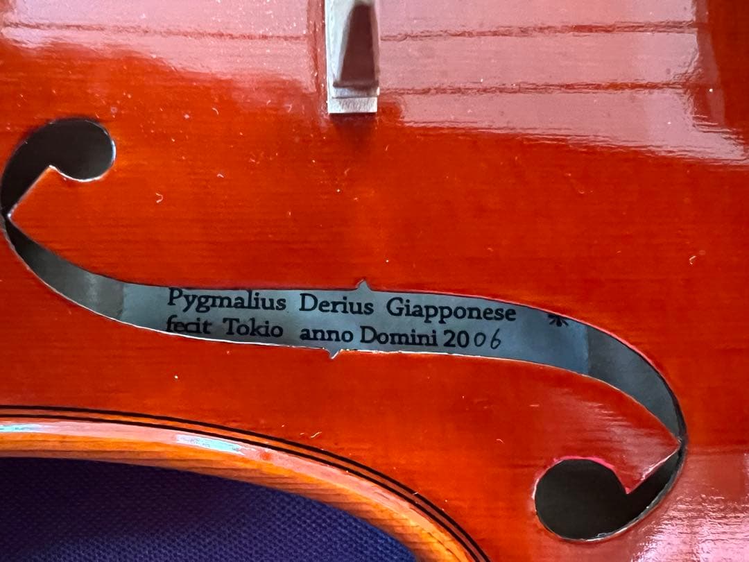 ともしべ　バイオリン　ピグマリウス　デリウス　4/4 付属品セット