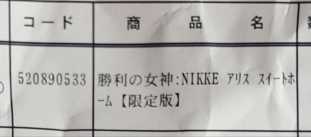 勝利の女神：NIKKE アリス スイートホーム【限定版】