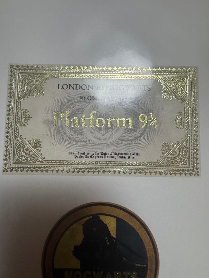 激レア！ミナリマ　アートプリント　ホグワーツ特急　チケット・マーク