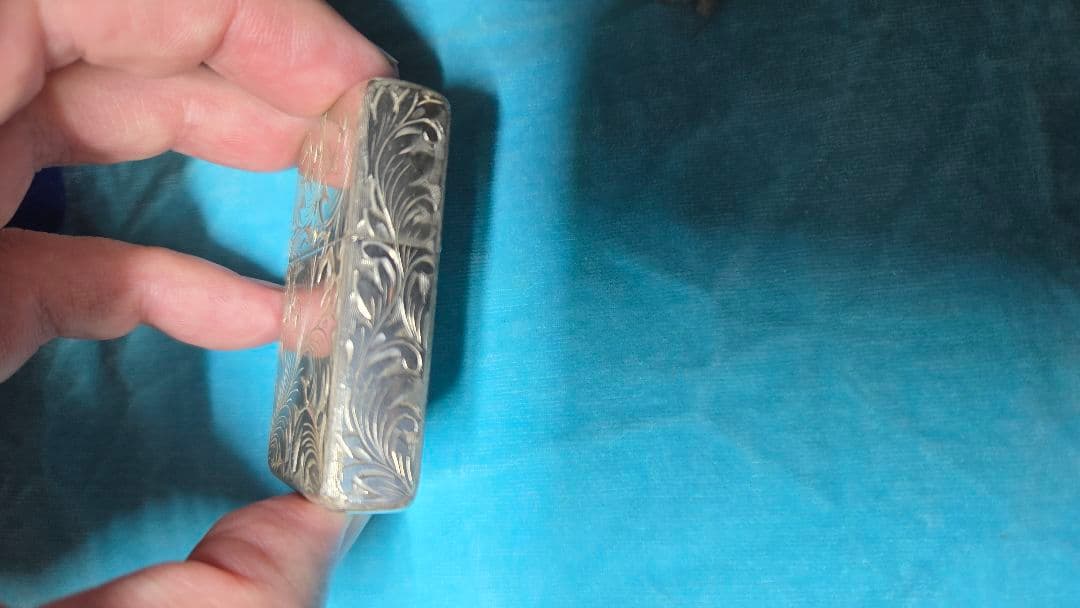 最終値下げ　スターリングシルバージッポライター手彫り調