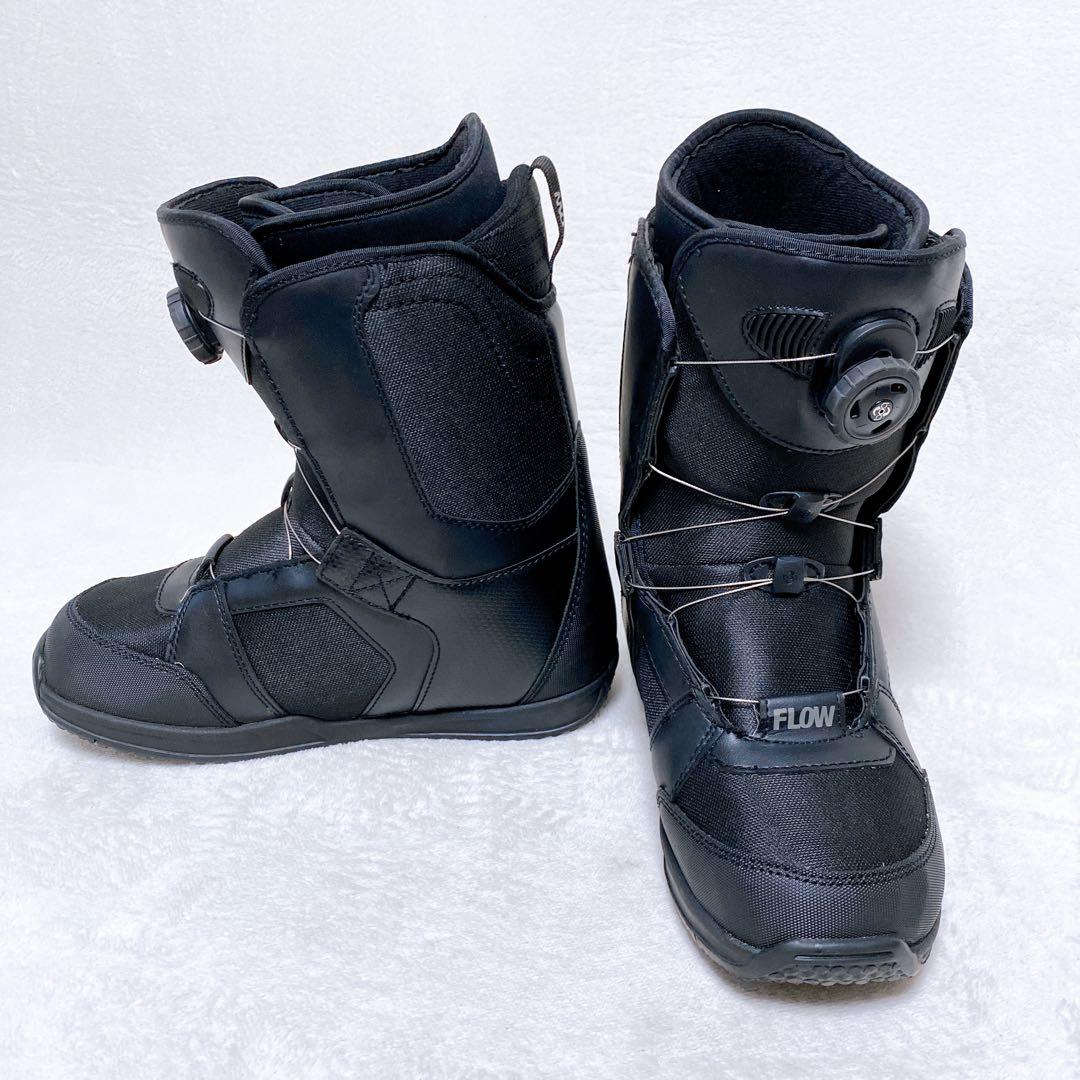 極美品　FLOW　スノーボードブーツ　VEGA BOA　27cm　ブラック　黒