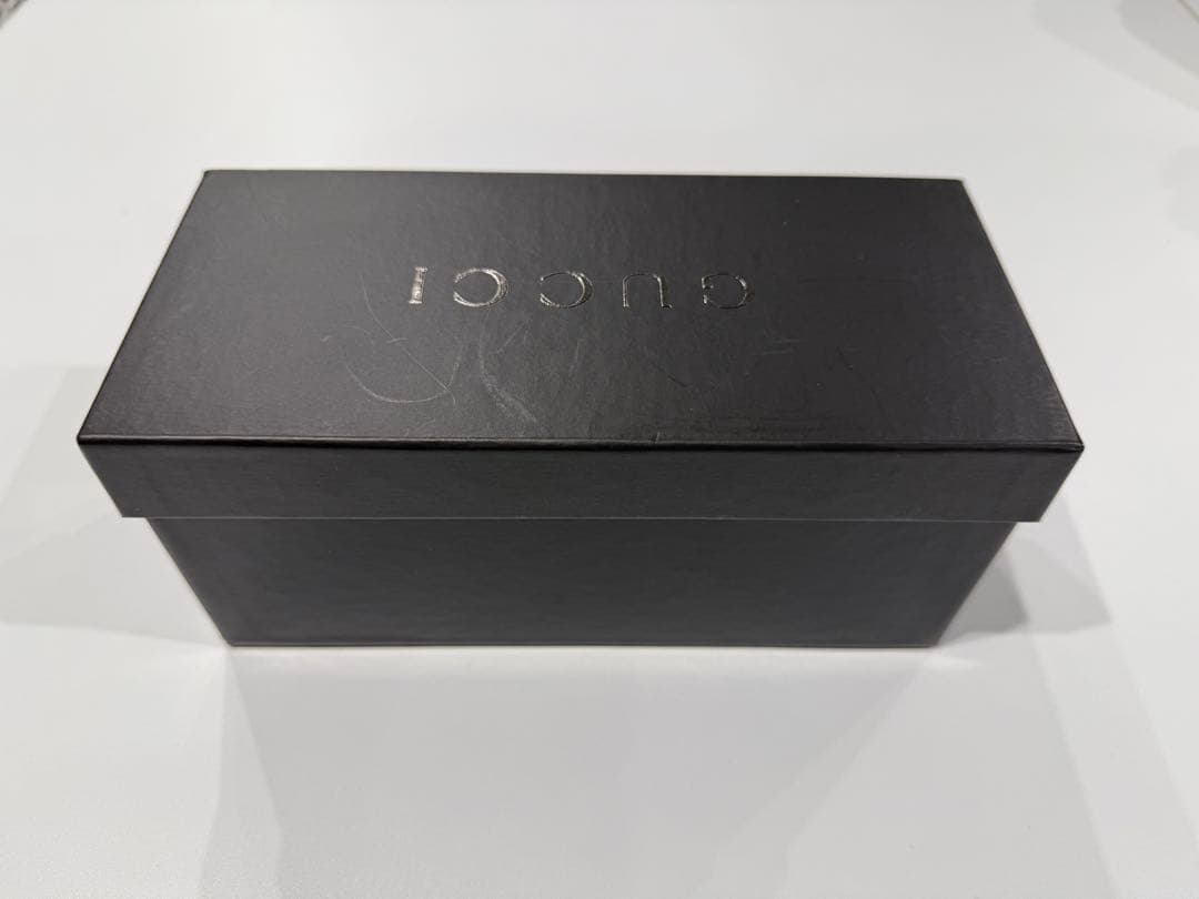 GUCCI ブラックキャンバスポーチ