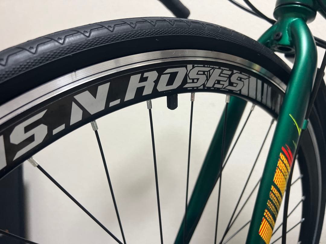 GUNS N' ROSES グリーン ロードバイク