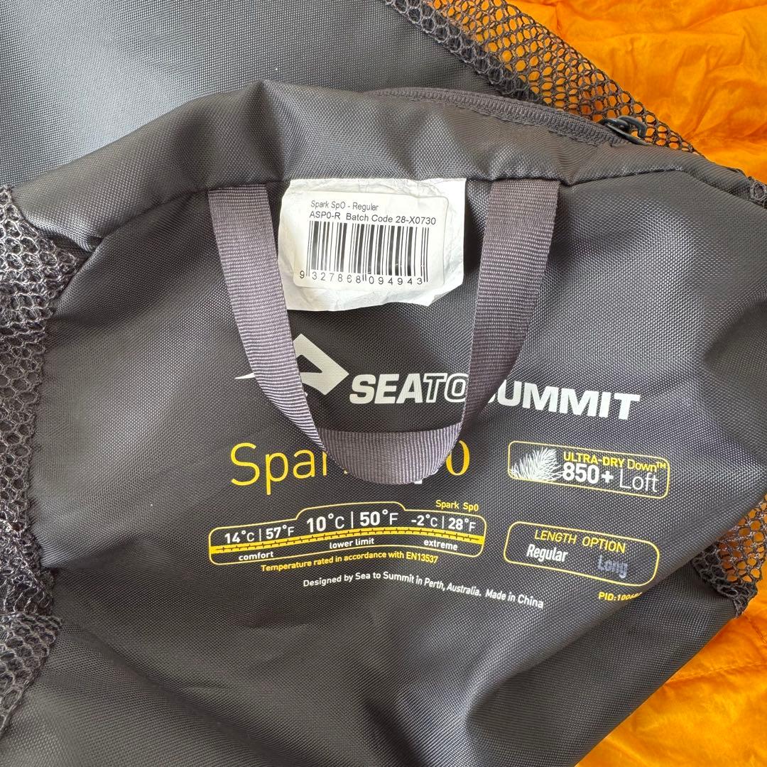 SEA TO SUMMIT スパークsp0 レギュラー