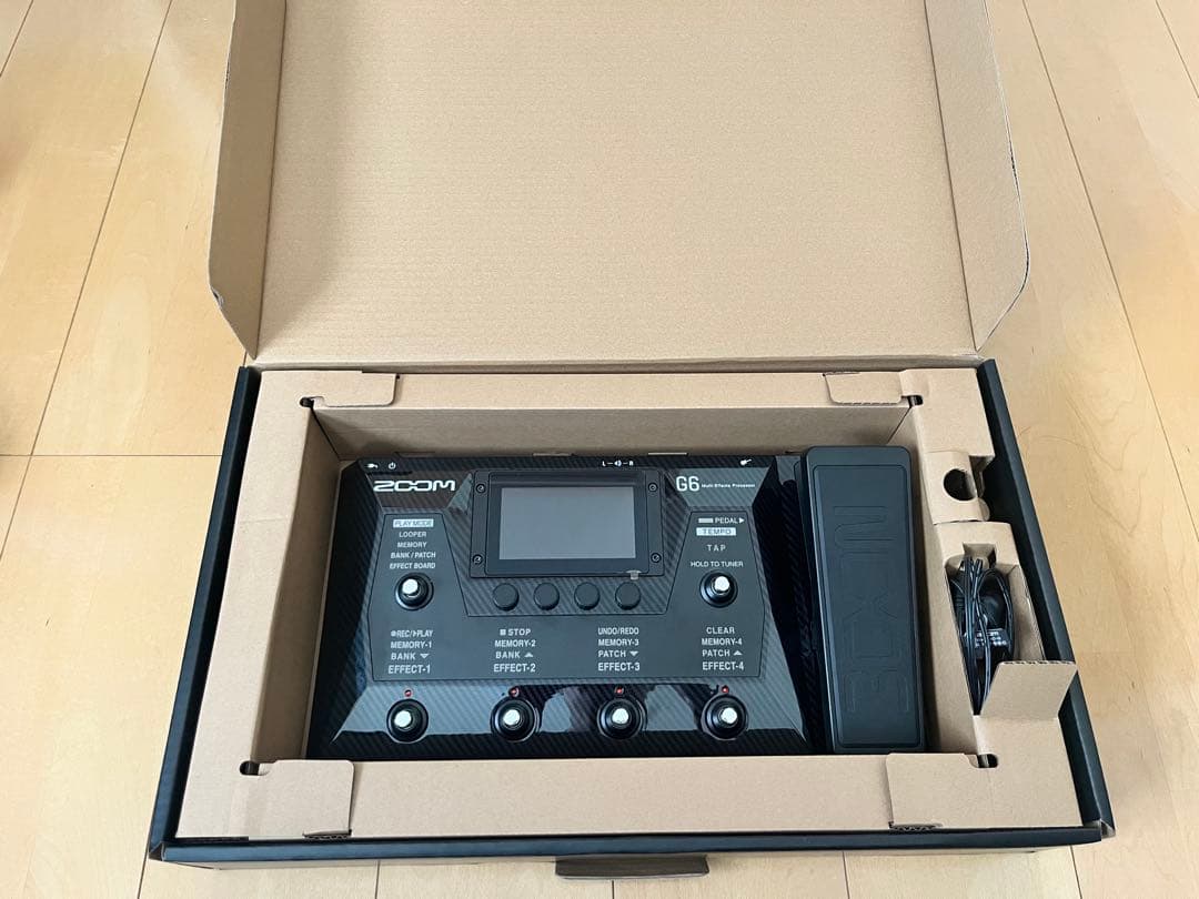 ZOOM G6（アダプター、BTA-1、保証書付属）