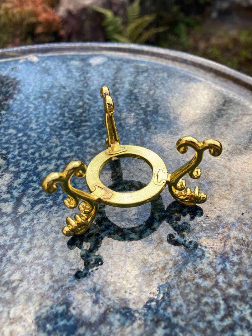 アポフィライト 青色 球体 置物