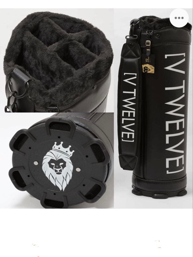 【R】　V12 GOLF　WHITE STARDUST キャディバッグ