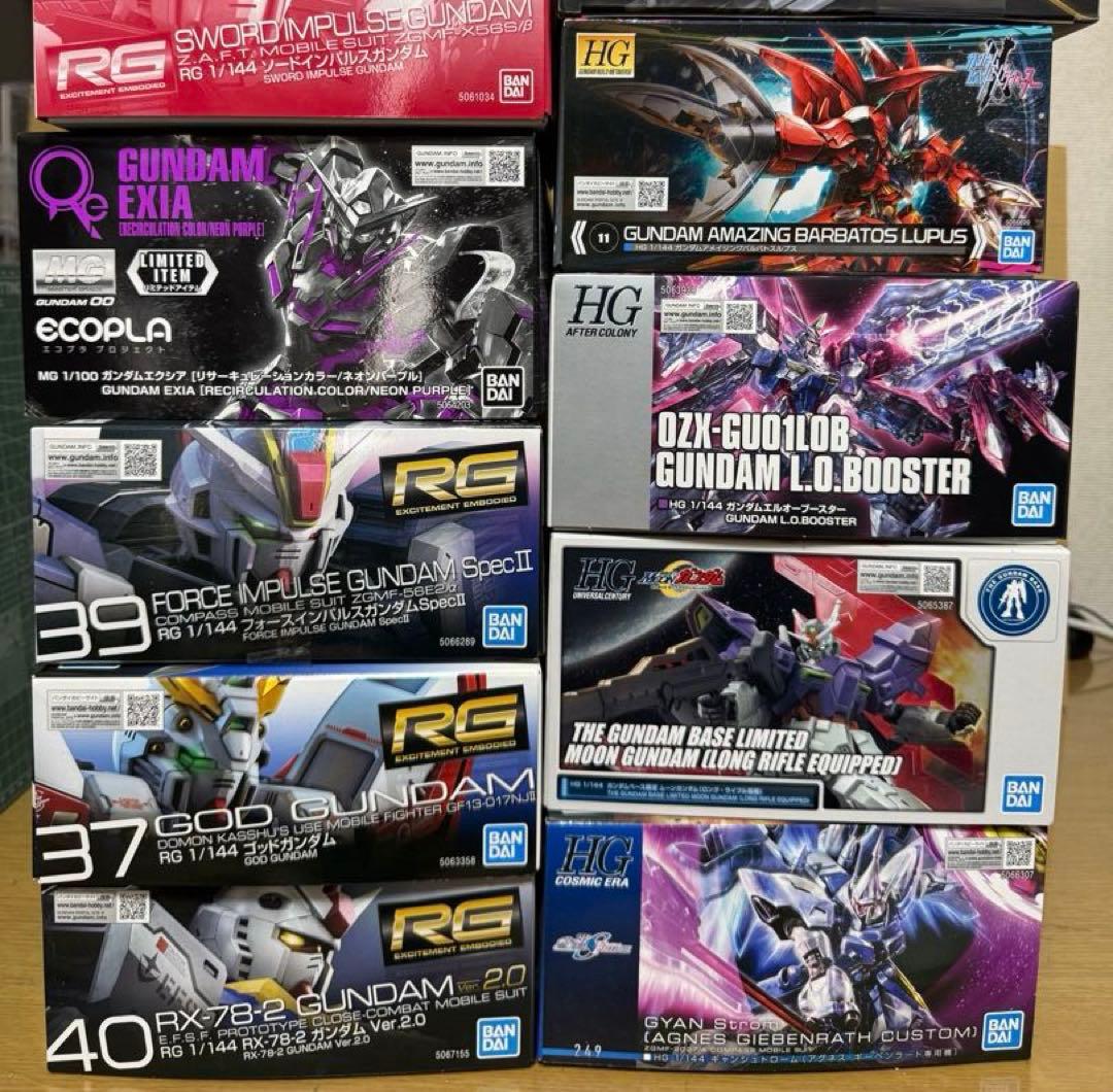 ガンダム　プラモデル　10点
