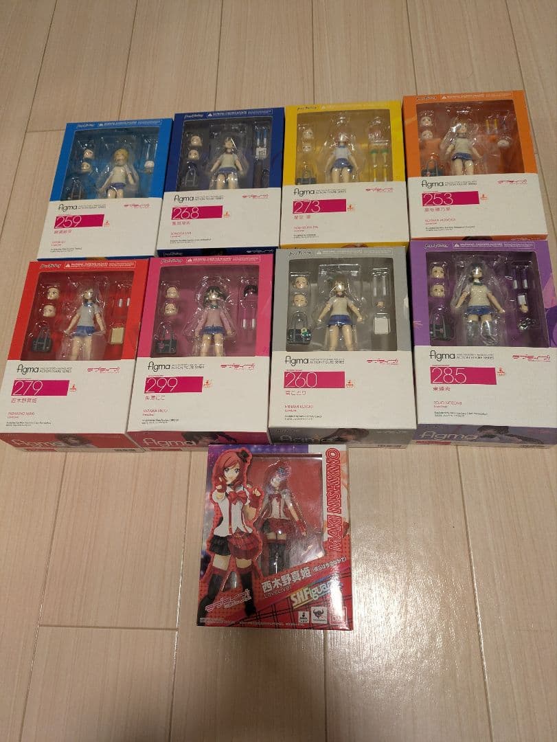 figma ラブライブ　フィギュア8体セット＋SHF1体