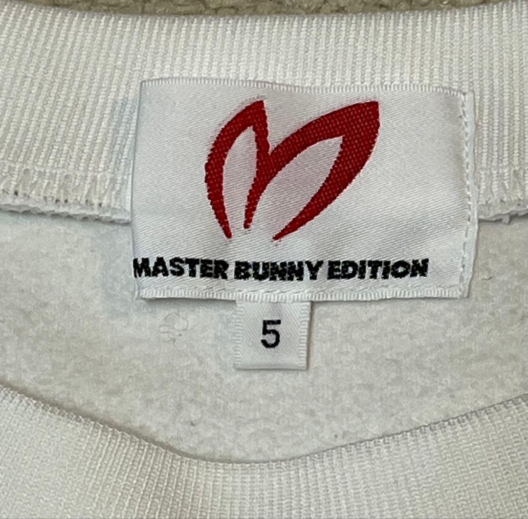 【美品】MASTER BUNNY(マスターバニー) 長袖クルーネックスウェット