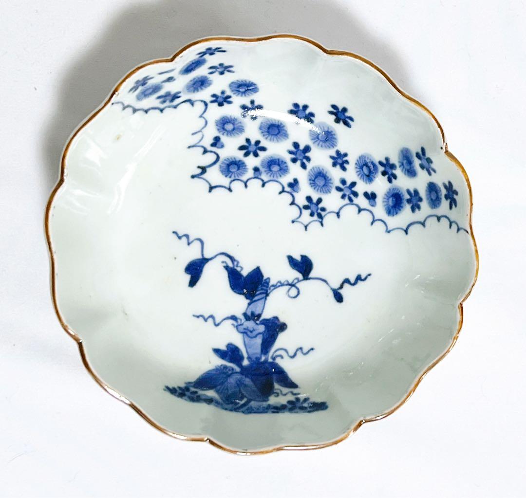 古伊万里　染付　なます皿　5客　骨董