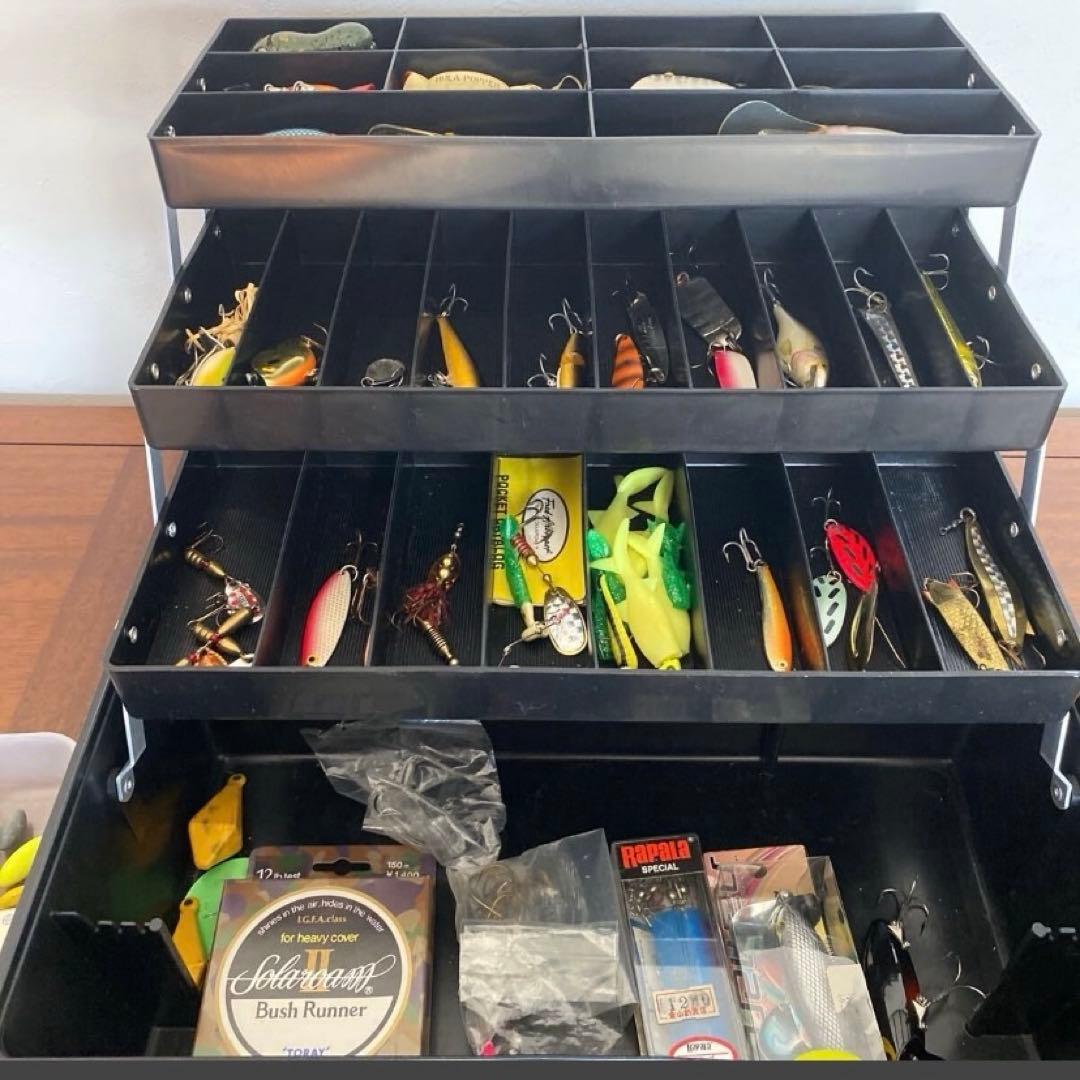 バスフィッシング．シーバス. トラウト等ルアー大量 ダイ…