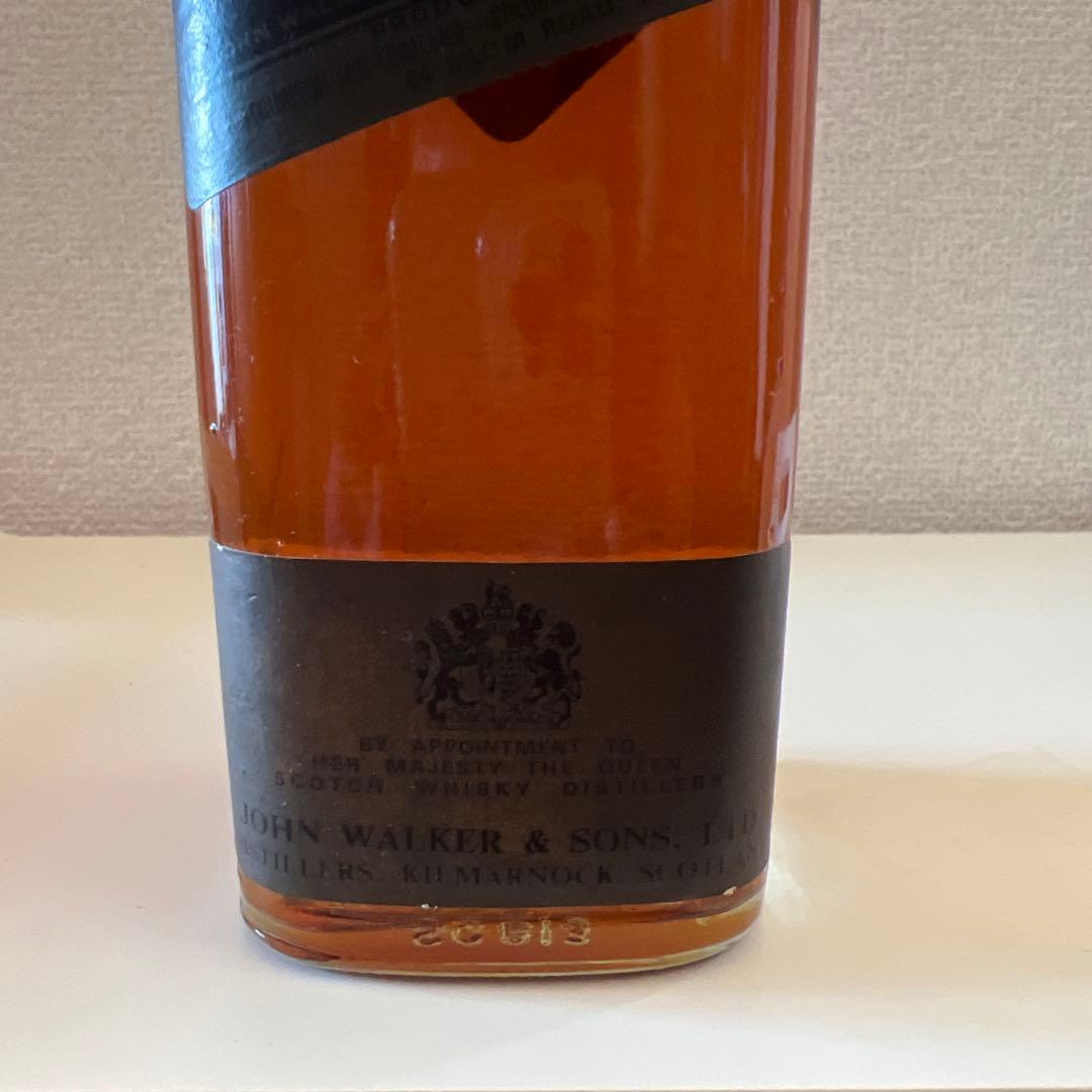 ジョニーウォーカーブラックラベル　700ml 古酒
