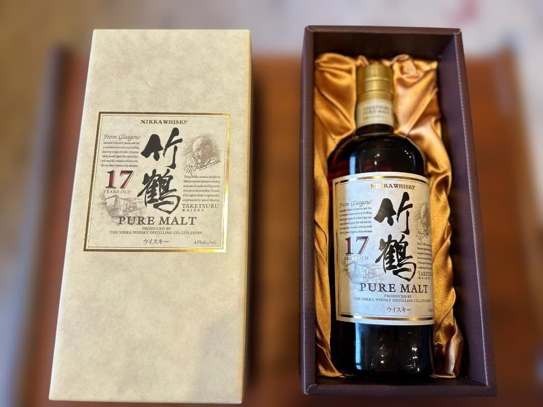 ニッカウイスキー 竹鶴 17年・神戸福与香（ブランデー） 12年　セット販売