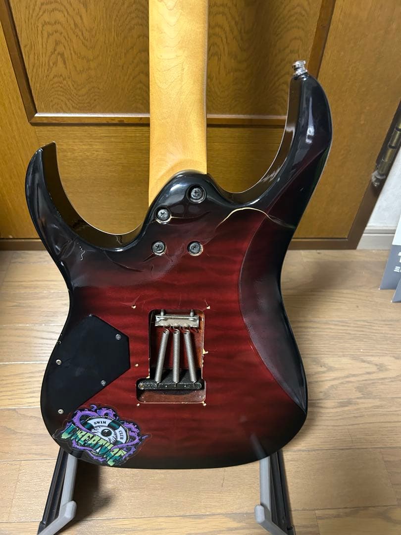 Ibanez RGシリーズ イエロー ステッカーアート