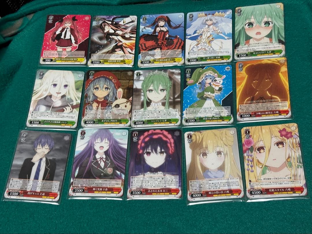 ヴァイスシュヴァルツ デートアライブ Vol.3　RR以下　4コン セット