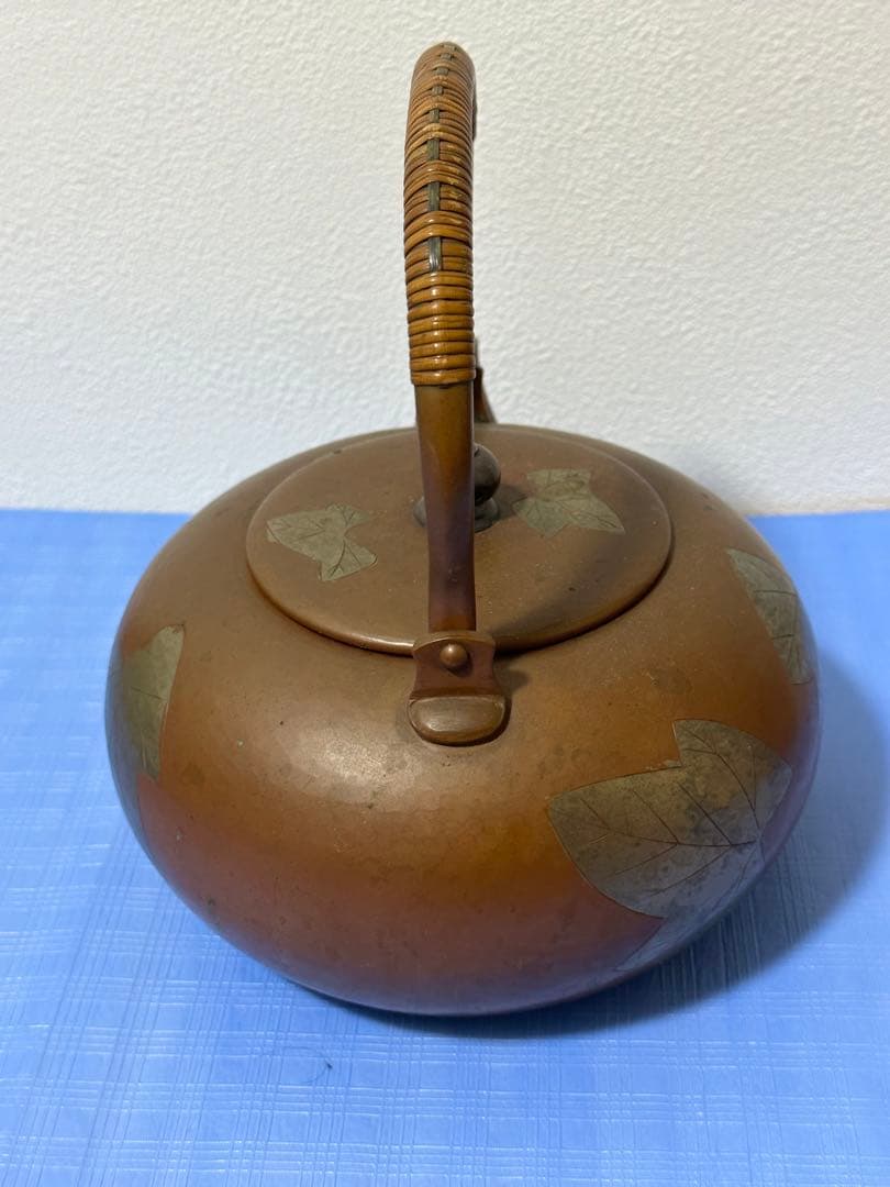 玉川堂製やかん 銅製 茶器煎茶道具　玉川堂　銅器　 やかん　茶器　水注　銅製