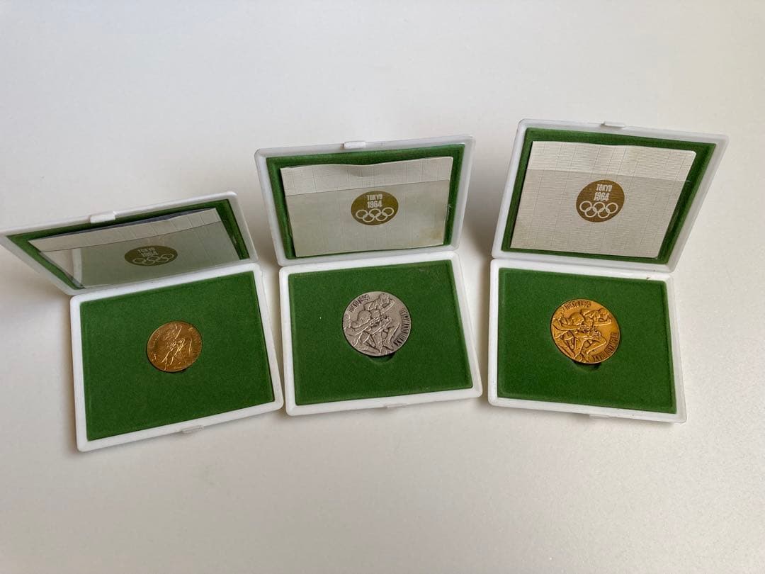 東京オリンピック 1964年 記念メダル 金・銀・銅 18K 金メダル