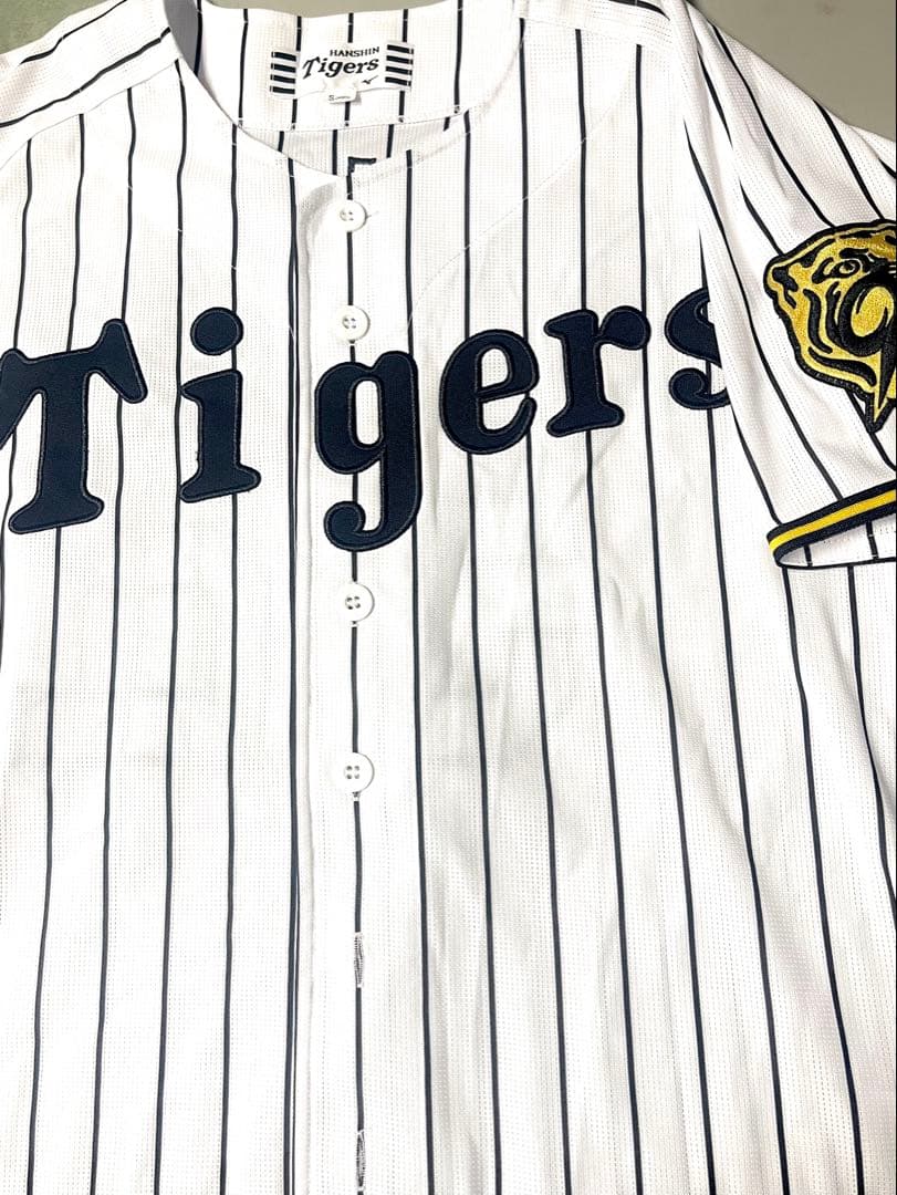 美品 2025 阪神タイガース 山田修也 2025 ホームユニフォーム サイズS