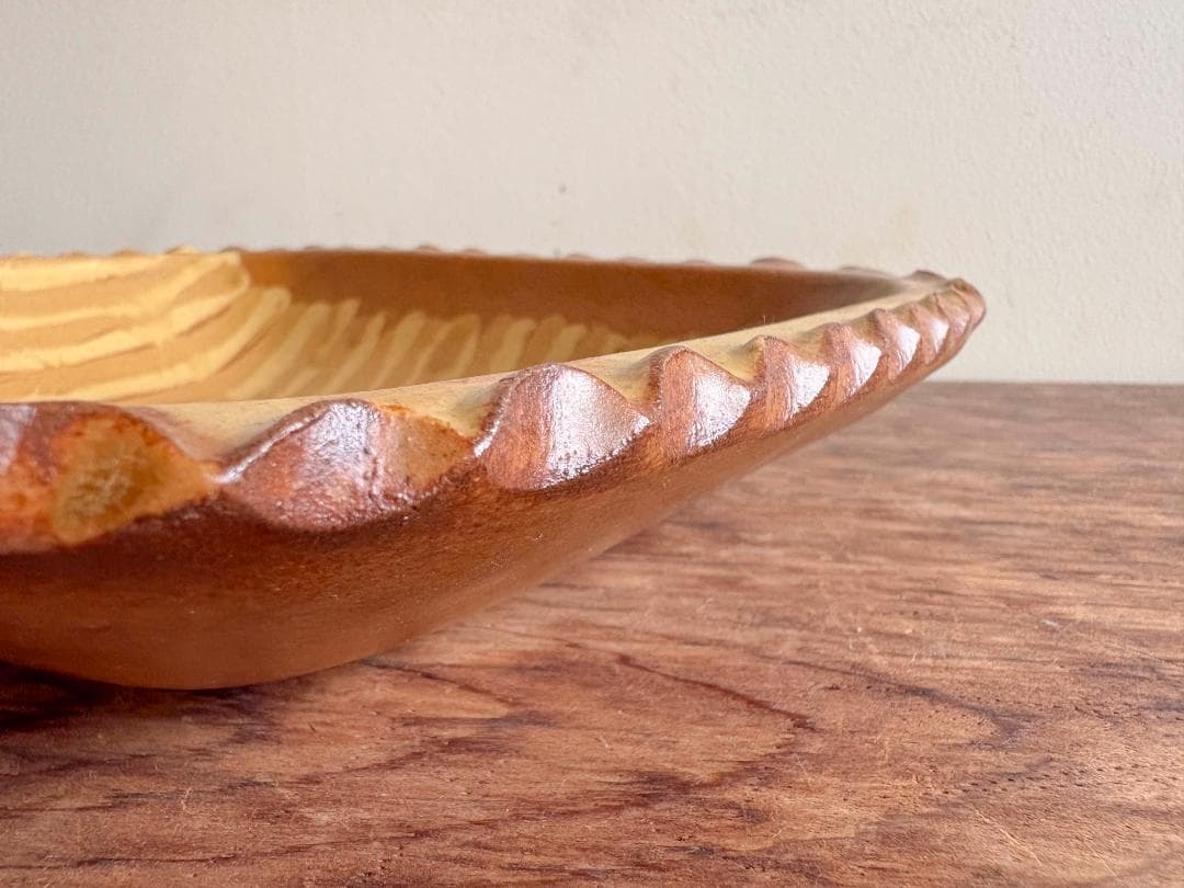 値下げ　湯町窯　スリップウェア角皿　デッドストック　古民藝　未使用品