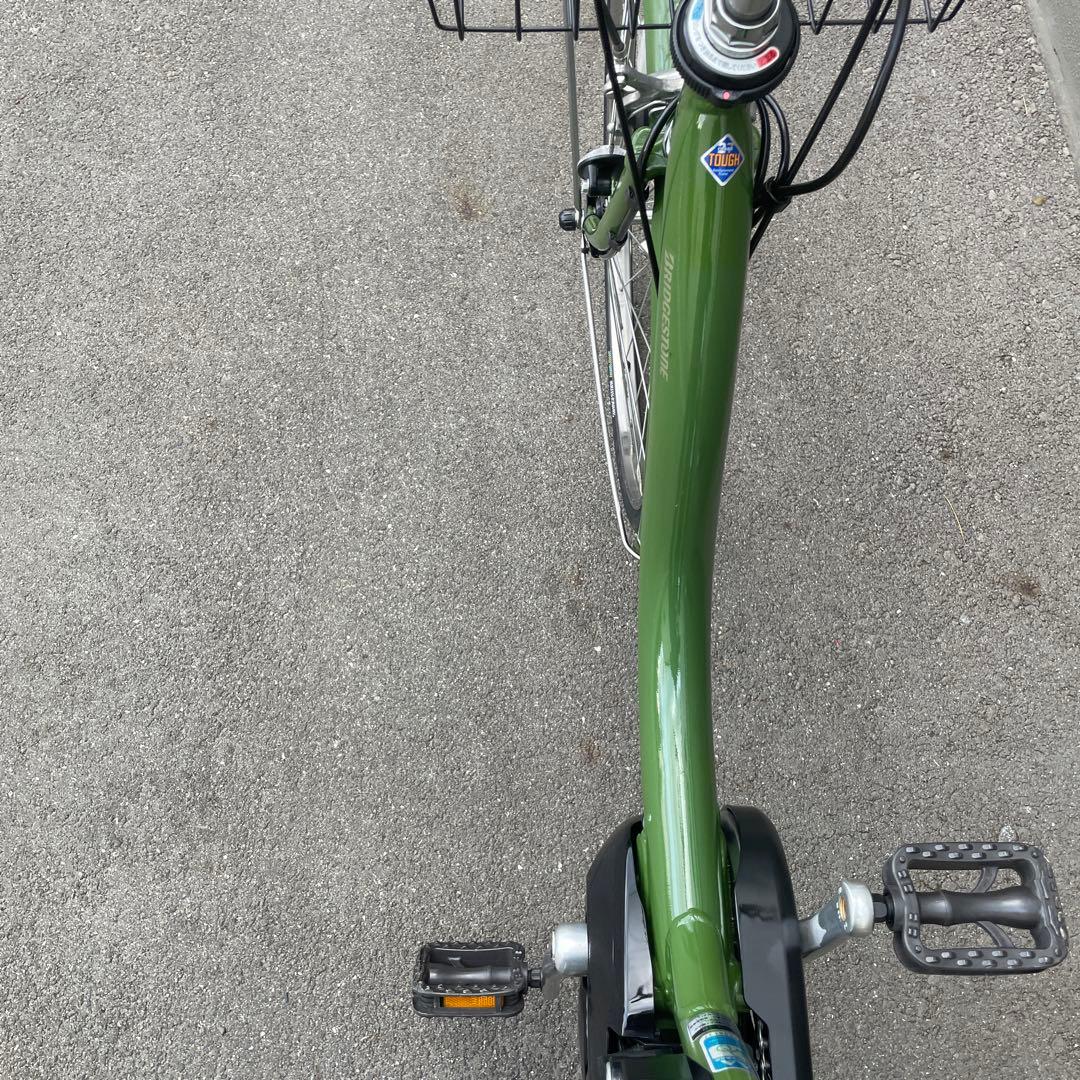 ブリヂストン電動アシスト自転車24インチ グリーン