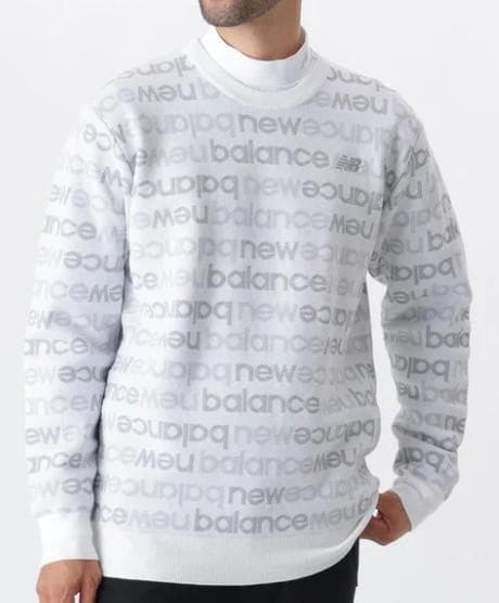 NBゴルフ クルーネックニット【5(L寸)】ホワイト　0125270004