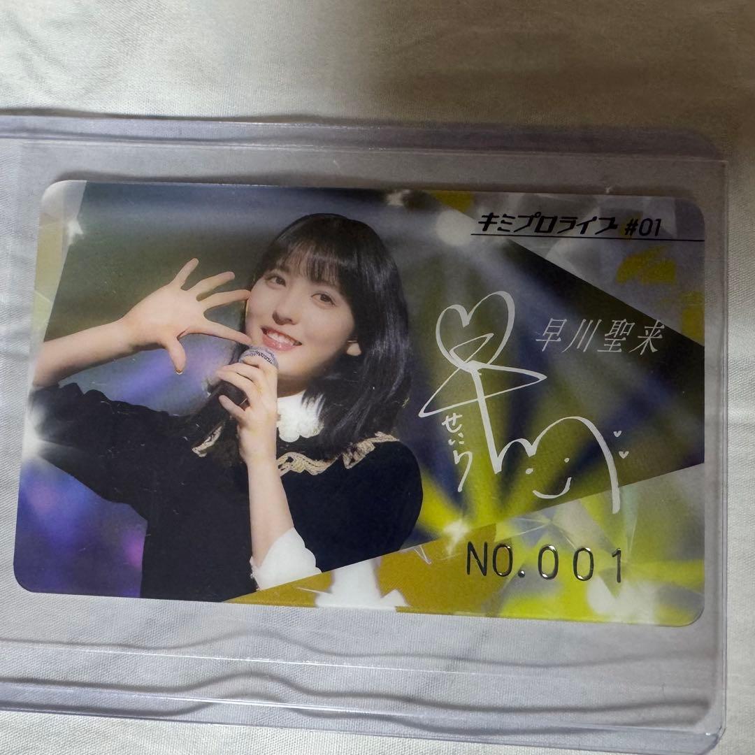 乃木坂的フラクタル 乃木坂46 早川聖来　直筆サイン入りチェキ 乃木フラ