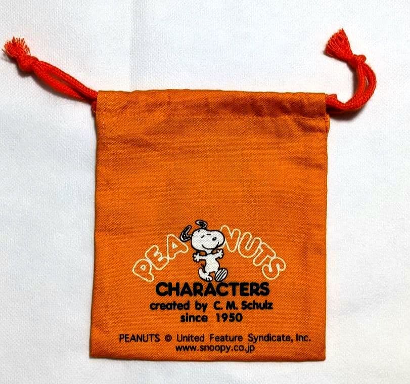 激レア！SNOOPY＆ペパーミントパティ　巾着ポーチ　未使用　レトロ