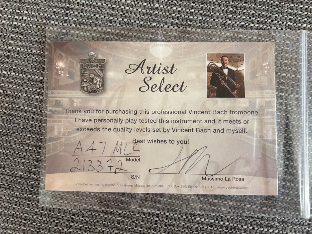 V.BACH A47MLR 選定品 調整済