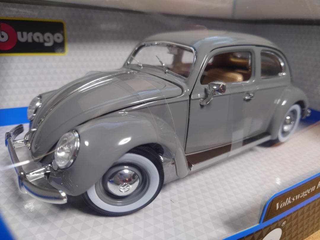1/18 フォルクスワーゲン ビートル グレー VW BEETLE 1955