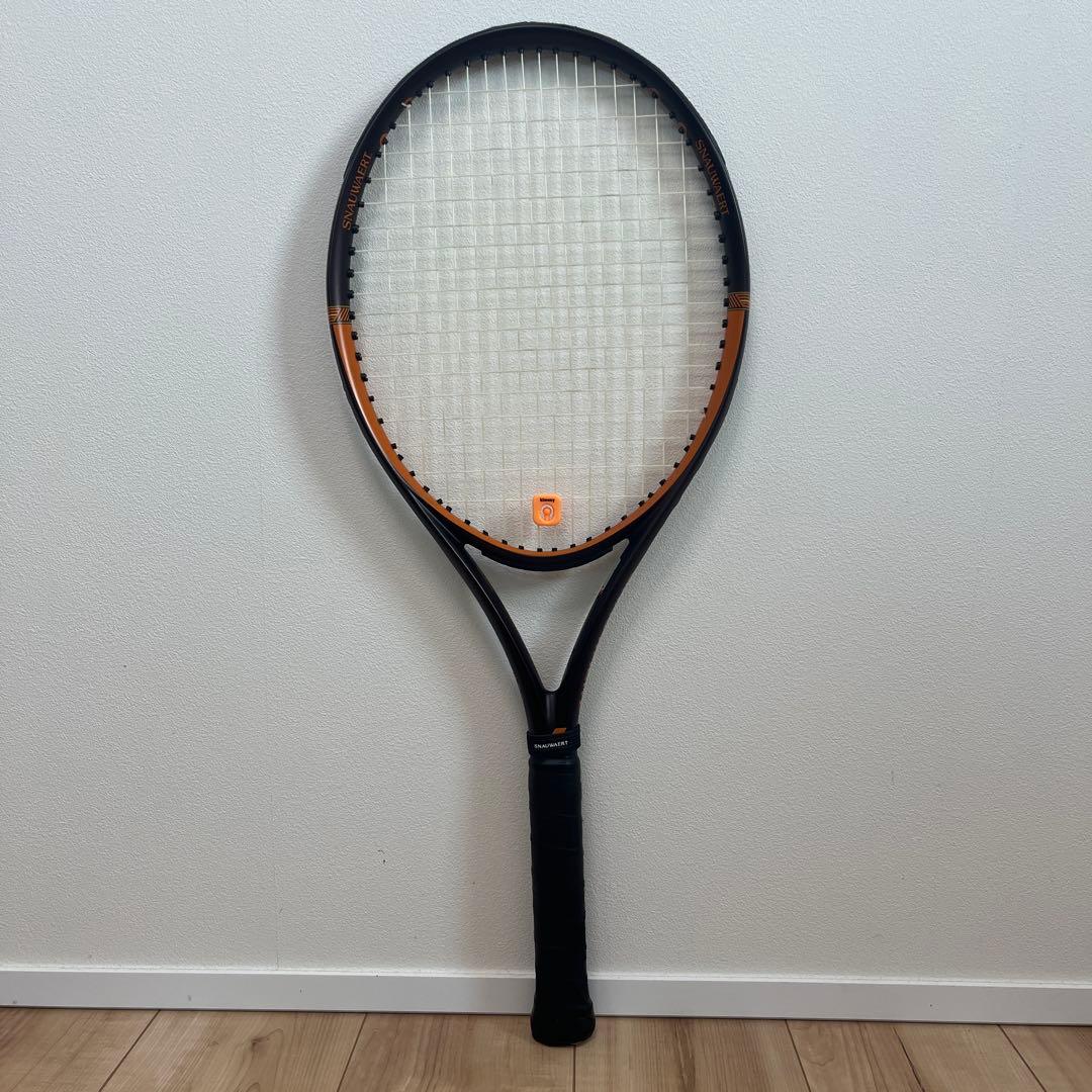 スノワート　テニスラケット カーボンファイバー 黒/オレンジ