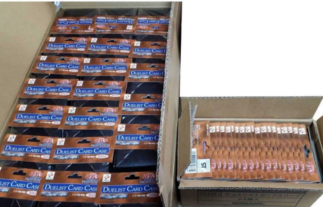 超珍品！！ 遊戯王 初期 未開封 カード ケース スリーブ 各24個 カートン