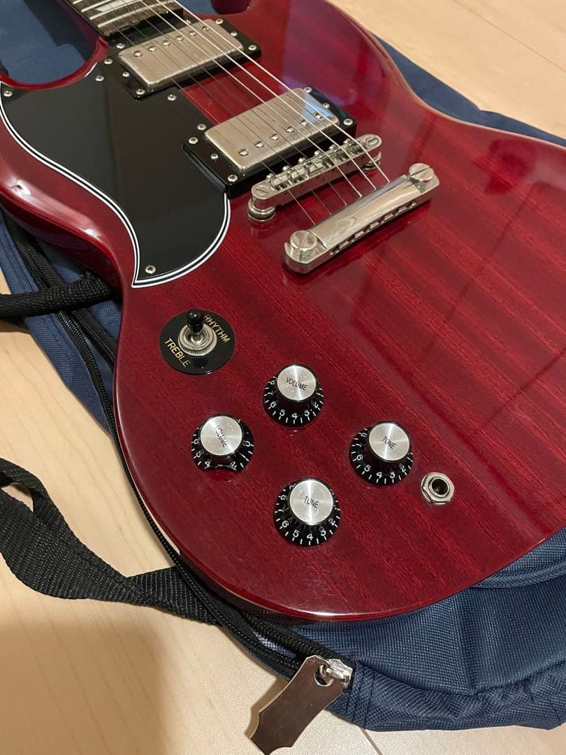 Epiphone SG Pro レフティーレッド、エレキギター