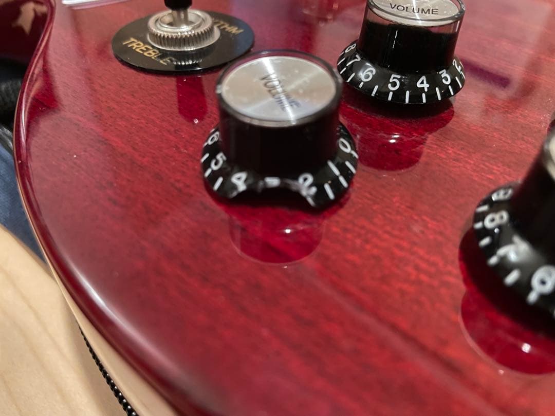 Epiphone SG Pro レフティーレッド、エレキギター