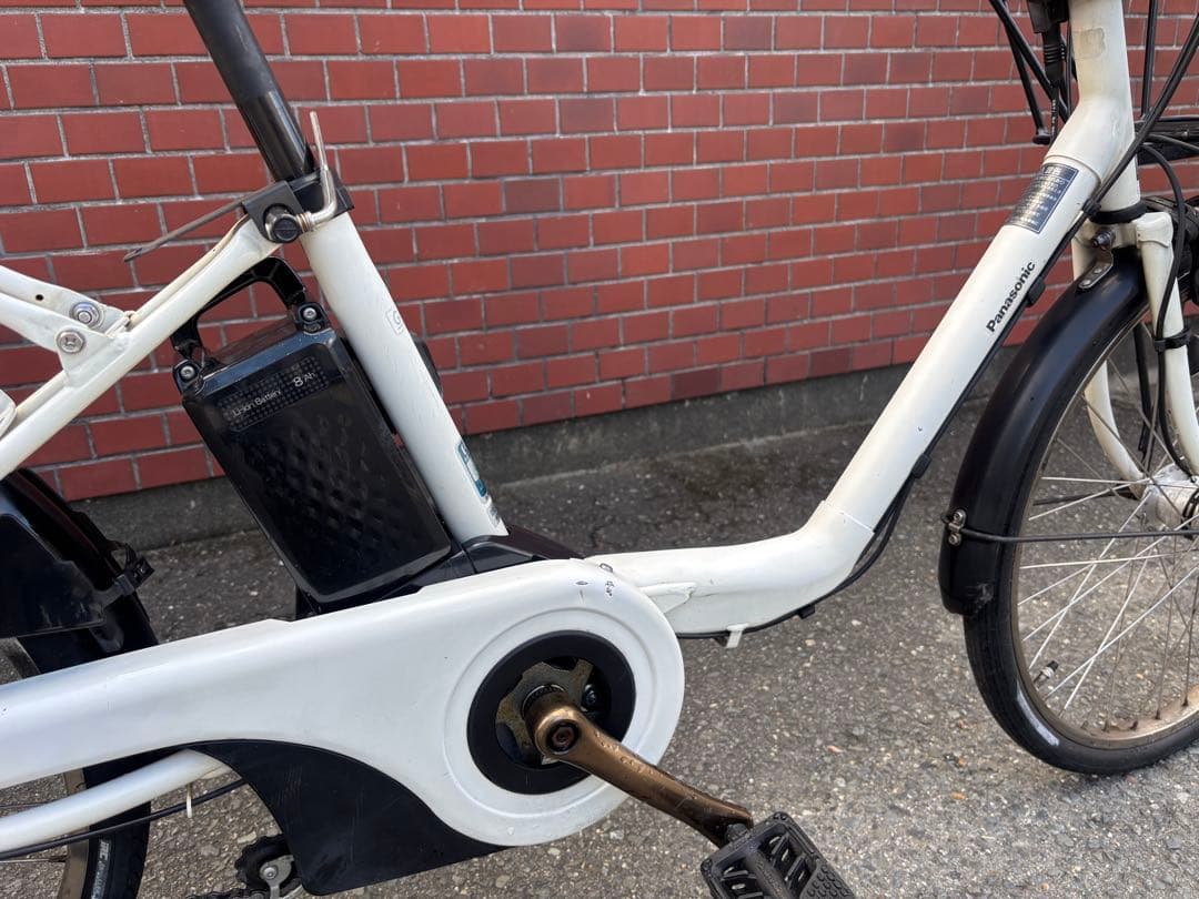 Panasonic 電動アシスト自転車 ホワイト　8ah