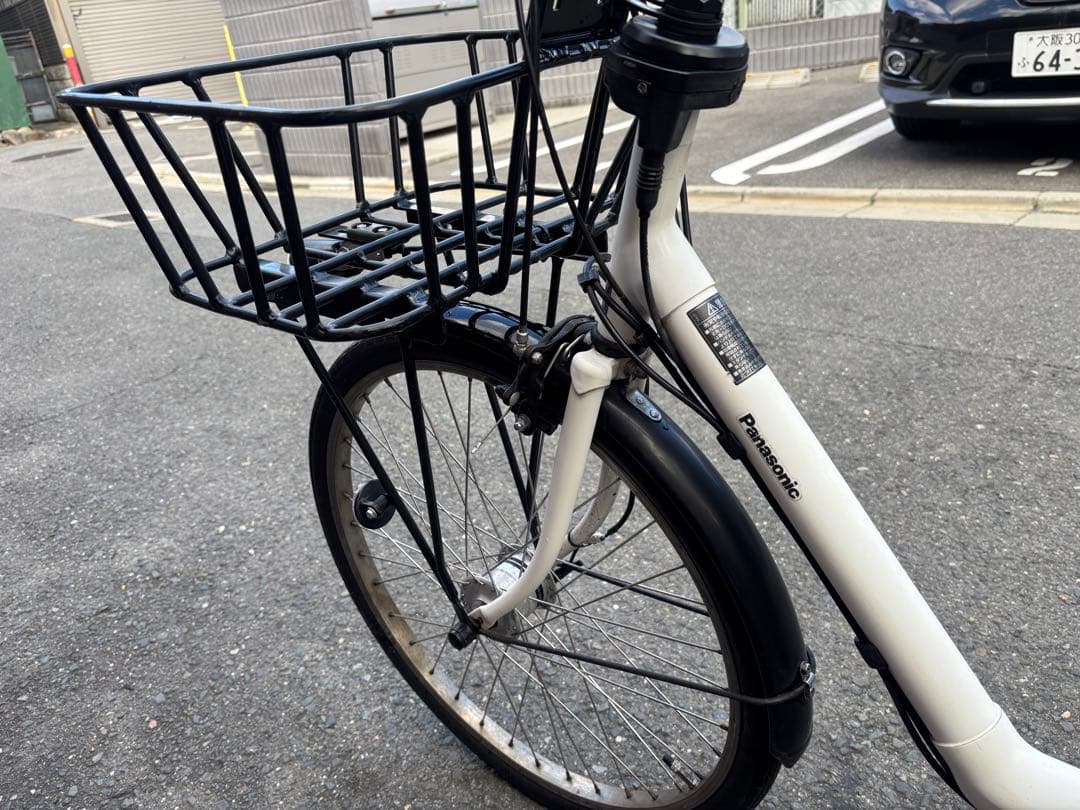 Panasonic 電動アシスト自転車 ホワイト　8ah